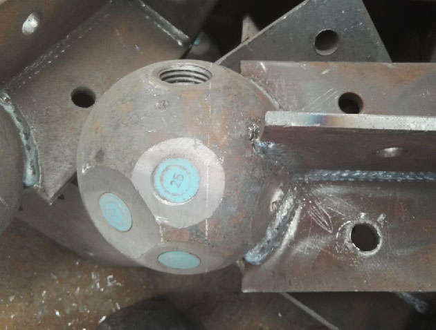 镇江螺栓球球塞，网架配件